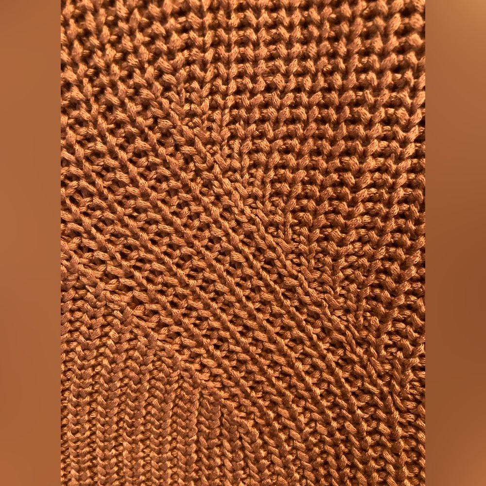 LOFT Sweater Tank Burnt Orange Knit - Picture 2 of 4